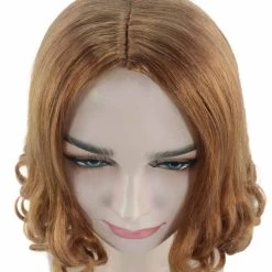 HPO Women's Womens Game Thief Wig | Brown Sexy Cosplay Party Halloween Wig | Premium Breathable Capless Cap