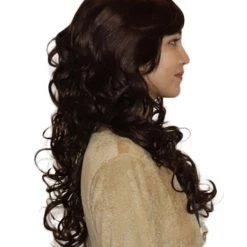 HPO Women's Womens Long Curly Super Model Wig | Natural Looking Fancy Wig Premium Breathable Capless Cap 16 HPO Women's Womens Long Curly Super Model Wig | Natural Looking Fancy Wig Premium Breathable Capless Cap