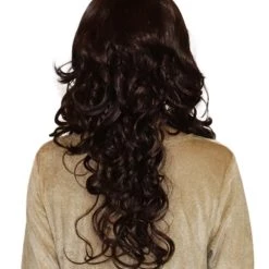 HPO Women's Womens Long Curly Super Model Wig | Natural Looking Fancy Wig Premium Breathable Capless Cap 15 HPO Women's Womens Long Curly Super Model Wig | Natural Looking Fancy Wig Premium Breathable Capless Cap