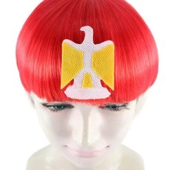FLAGWIGS Women Patriotic Egypt Flag Bob Wig | Premium Breathable Capless Cap Women's