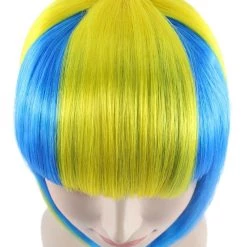 FLAGWIGS Sweden Flag Sport Party Bob | Yellow Sky Blue Sexy Cosplay Party Halloween Wig | Premium Breathable Capless Cap 15 FLAGWIGS Sweden Flag Sport Party Bob | Yellow Sky Blue Sexy Cosplay Party Halloween Wig | Premium Breathable Capless Cap