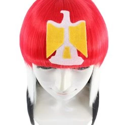 FLAGWIGS Egypt Flag Sport Party Long Bob Wig | Mid Eastern Traditional Halloween Wig | Premium Breathable Capless Cap