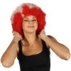 FLAGWIGS Denmark Flag Sport Afro Wig | National Pride Red Halloween Wig