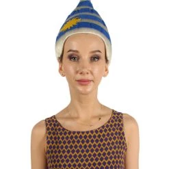 FLAGWIGS Uruguay Flag Sport Troll Wig | National Pride Blue White Wig | Premium Breathable Capless Cap Women's