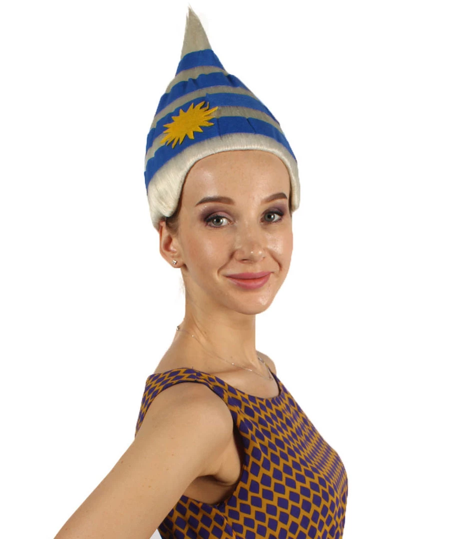FLAGWIGS Uruguay Flag Sport Troll Wig | National Pride Blue White Wig | Premium Breathable Capless Cap Women's 6 FLAGWIGS Uruguay Flag Sport Troll Wig | National Pride Blue White Wig | Premium Breathable Capless Cap Women's