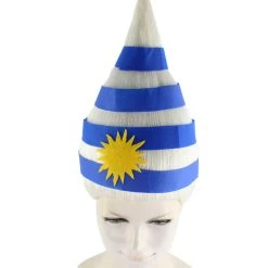 FLAGWIGS Uruguay Flag Sport Troll Wig | National Pride Blue White Wig | Premium Breathable Capless Cap Women's 15 FLAGWIGS Uruguay Flag Sport Troll Wig | National Pride Blue White Wig | Premium Breathable Capless Cap Women's
