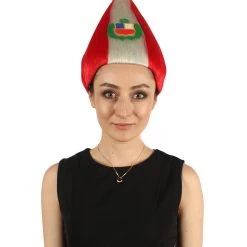 FLAGWIGS Women's Peru Flag Sports Troll Wig | Premium Breathable Capless Cap