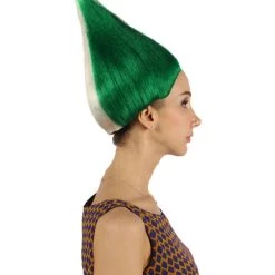FLAGWIGS Nigeria Flag Sport Troll Wig | Premium Breathable Capless Cap