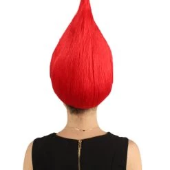FLAGWIGS Women's Switzerland Flag Sport Troll Wig | Premium Breathable Capless Cap