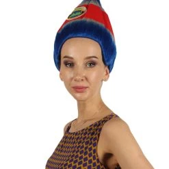 FLAGWIGS Women's Flag Troll Wigs | Costa Rica | Patriotic Character Cosplay Halloween Wigs | Premium Breathable Capless Cap 14 FLAGWIGS Women's Flag Troll Wigs | Costa Rica | Patriotic Character Cosplay Halloween Wigs | Premium Breathable Capless Cap