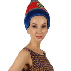 FLAGWIGS Women's Flag Troll Wigs | Costa Rica | Patriotic Character Cosplay Halloween Wigs | Premium Breathable Capless Cap 18 FLAGWIGS Women's Flag Troll Wigs | Costa Rica | Patriotic Character Cosplay Halloween Wigs | Premium Breathable Capless Cap
