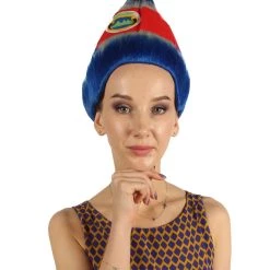 FLAGWIGS Women's Flag Troll Wigs | Costa Rica | Patriotic Character Cosplay Halloween Wigs | Premium Breathable Capless Cap 20 FLAGWIGS Women's Flag Troll Wigs | Costa Rica | Patriotic Character Cosplay Halloween Wigs | Premium Breathable Capless Cap