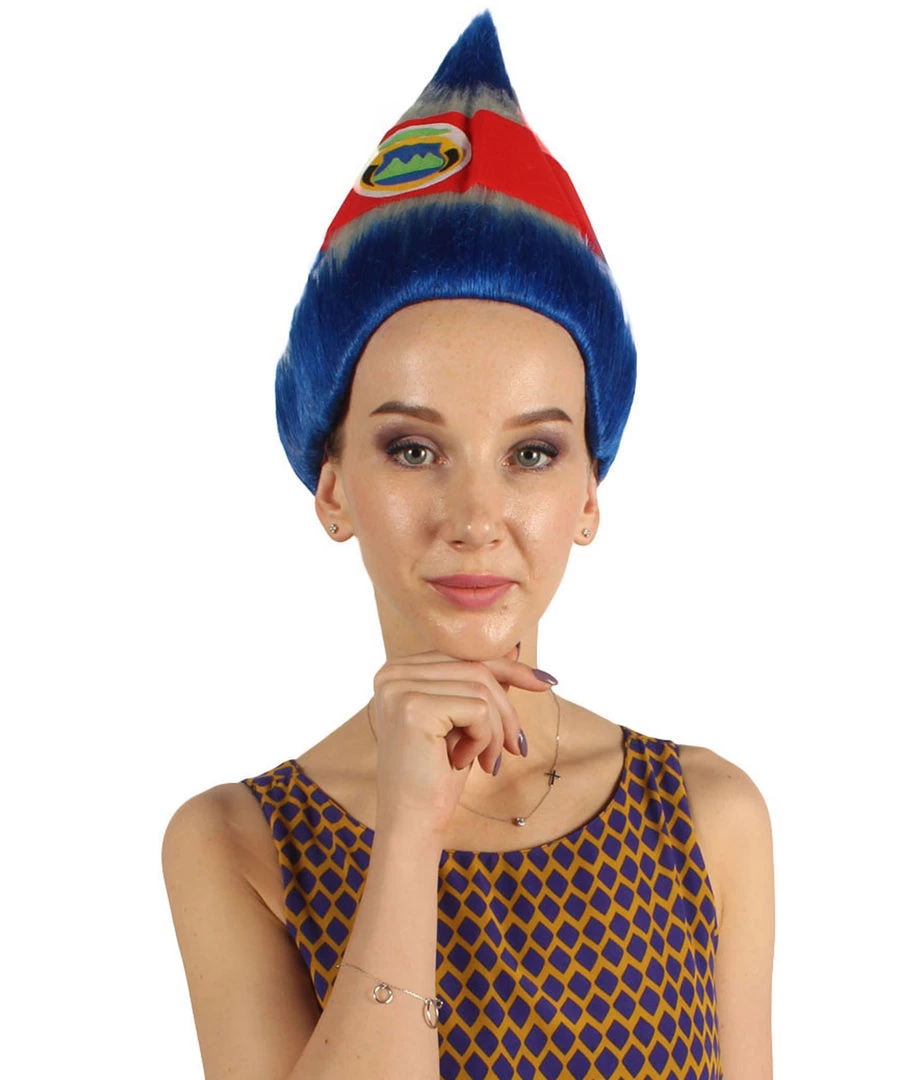FLAGWIGS Women's Flag Troll Wigs | Costa Rica | Patriotic Character Cosplay Halloween Wigs | Premium Breathable Capless Cap 9 FLAGWIGS Women's Flag Troll Wigs | Costa Rica | Patriotic Character Cosplay Halloween Wigs | Premium Breathable Capless Cap
