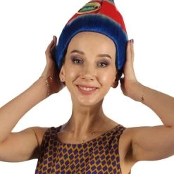 FLAGWIGS Women's Flag Troll Wigs | Costa Rica | Patriotic Character Cosplay Halloween Wigs | Premium Breathable Capless Cap 21 FLAGWIGS Women's Flag Troll Wigs | Costa Rica | Patriotic Character Cosplay Halloween Wigs | Premium Breathable Capless Cap