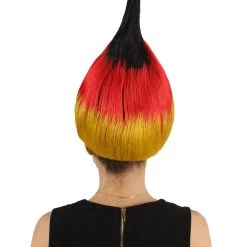 FLAGWIGS Women's Flag Troll Wigs | Germany | National Pride Halloween Wigs | Premium Breathable Capless Cap 14 FLAGWIGS Women's Flag Troll Wigs | Germany | National Pride Halloween Wigs | Premium Breathable Capless Cap