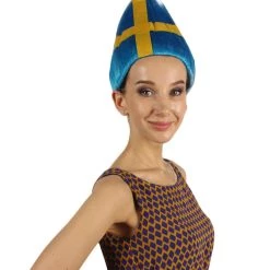 FLAGWIGS Sweden Flag Wig | Sport Troll Wig | Premium Breathable Capless Cap Women's 14 FLAGWIGS Sweden Flag Wig | Sport Troll Wig | Premium Breathable Capless Cap Women's