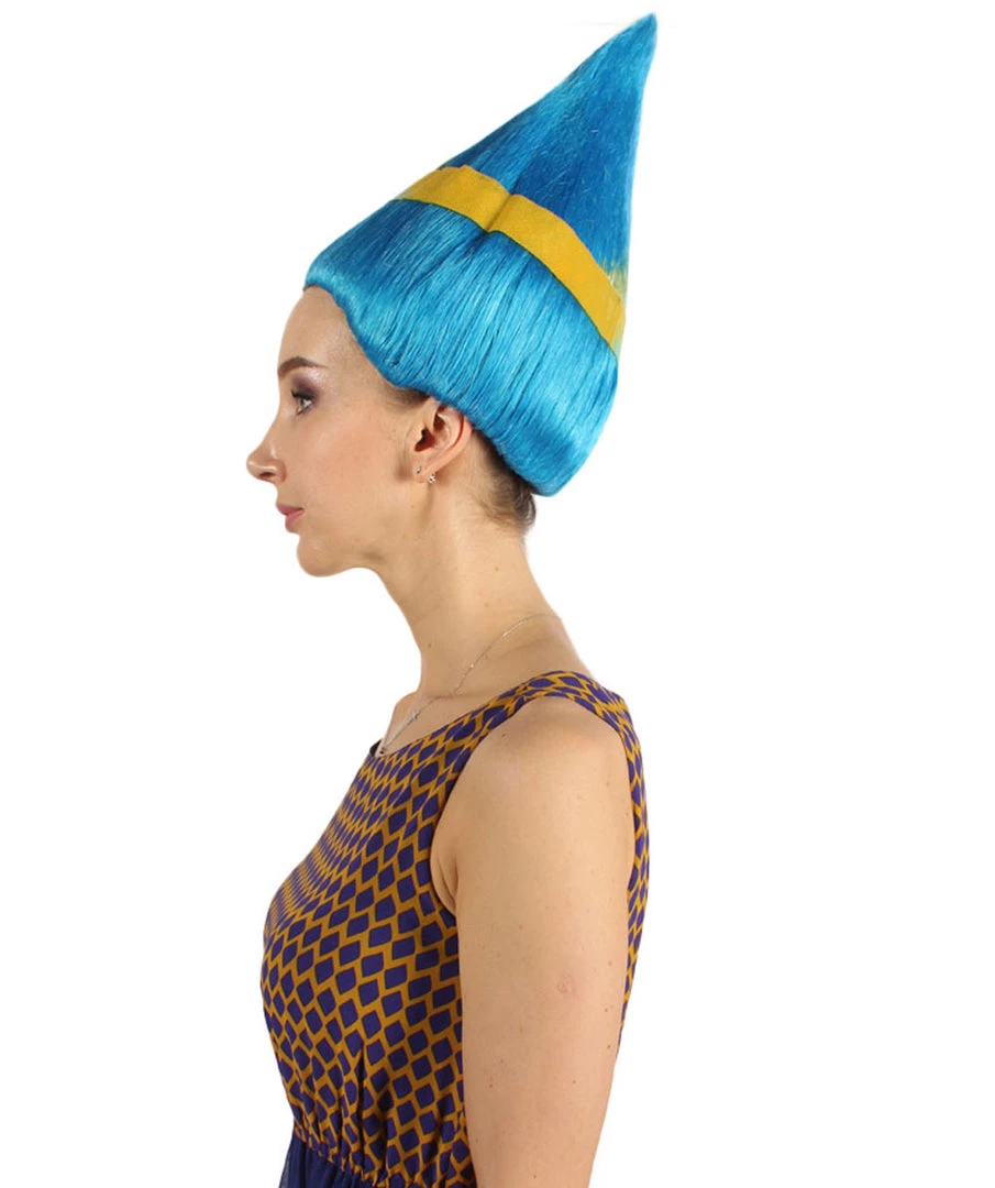 FLAGWIGS Sweden Flag Wig | Sport Troll Wig | Premium Breathable Capless Cap Women's 3 FLAGWIGS Sweden Flag Wig | Sport Troll Wig | Premium Breathable Capless Cap Women's