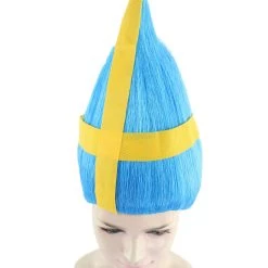 FLAGWIGS Sweden Flag Wig | Sport Troll Wig | Premium Breathable Capless Cap Women's 15 FLAGWIGS Sweden Flag Wig | Sport Troll Wig | Premium Breathable Capless Cap Women's