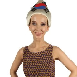 FLAGWIGS South Korea Flag Sport Troll Wig | Premium Breathable Capless Cap Women's