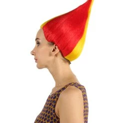 FLAGWIGS Belgium Flag Sport Troll Wig | Premium Breathable Capless Cap Women's