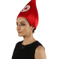 FLAGWIGS Women's Tunisia Flag Sport Troll Wig | Premium Breathable Capless Cap 12 FLAGWIGS Women's Tunisia Flag Sport Troll Wig | Premium Breathable Capless Cap