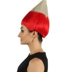 FLAGWIGS Poland Flag Sport Troll Wig | Premium Breathable Capless Cap