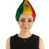 FLAGWIGS Women's Senegal Flag Sport Troll Wig | Premium Breathable Capless Cap