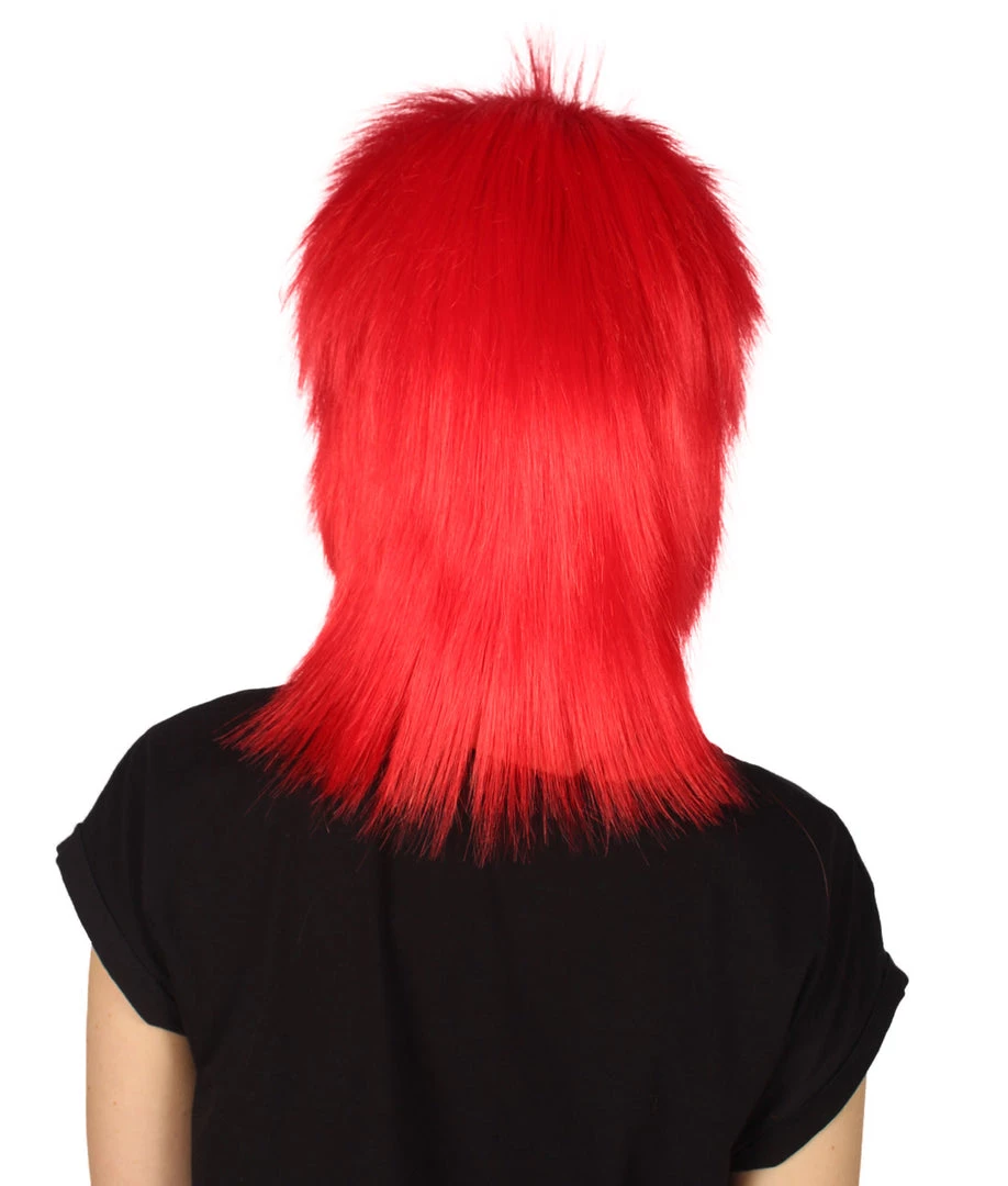 FLAGWIGS Women's Tunisia Flag Sport Mullet Wig | Premium Breathable Capless Cap 4 FLAGWIGS Women's Tunisia Flag Sport Mullet Wig | Premium Breathable Capless Cap