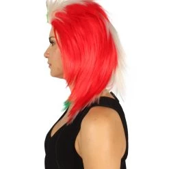 FLAGWIGS Flag Sport Mullet Wig | National Pride Sport Wig | Premium Breathable Capless Cap