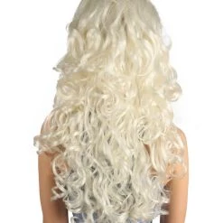 HPO Women's Womens Colonial Historical Curly Wigs | Blonde Cosplay Wig | Premium Breathable Capless Cap 11 HPO Women's Womens Colonial Historical Curly Wigs | Blonde Cosplay Wig | Premium Breathable Capless Cap