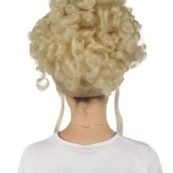 HPO Women's Womens Colonial Historical Curly Wigs | Blonde Cosplay Wig | Premium Breathable Capless Cap 11 HPO Women's Womens Colonial Historical Curly Wigs | Blonde Cosplay Wig | Premium Breathable Capless Cap