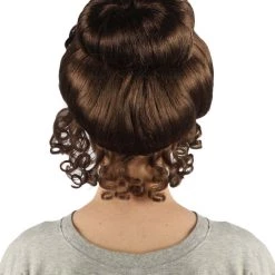 HPO Women's Colonial Historical Wigs | Dark Brown Cosplay Wigs | Premium Breathable Capless Cap 11 HPO Women's Colonial Historical Wigs | Dark Brown Cosplay Wigs | Premium Breathable Capless Cap