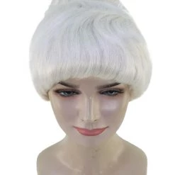 HPO Women's Womens Colonial Lady Wig Lt. Blonde | Premium Breathable Capless Cap