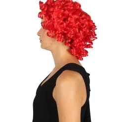 HPO Women's Womens Colonial Historical Curly Wig | Multiple Colors | Premium Breathable Capless Cap