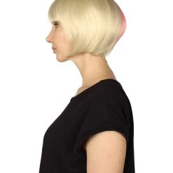 HPO Womens Two-tone Short Bob Wig | Multiple Color Collection | Premium Breathable Capless Cap