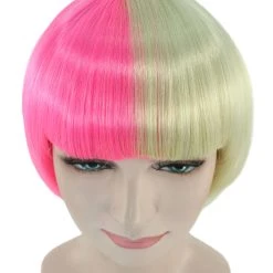 HPO Womens Two-tone Short Bob Wig | Multiple Color Collection | Premium Breathable Capless Cap