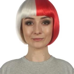 HPO Womens Two-tone Short Bob Wig | Multiple Color Collection | Premium Breathable Capless Cap