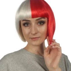 HPO Womens Two-tone Short Bob Wig | Multiple Color Collection | Premium Breathable Capless Cap