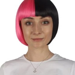HPO Womens Two-tone Short Bob Wig | Multiple Color Collection | Premium Breathable Capless Cap