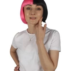 HPO Womens Two-tone Short Bob Wig | Multiple Color Collection | Premium Breathable Capless Cap