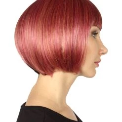 HPO Womens Two-tone Short Bob Wig | Multiple Color Collection | Premium Breathable Capless Cap