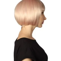 HPO Womens Two-tone Short Bob Wig | Multiple Color Collection | Premium Breathable Capless Cap
