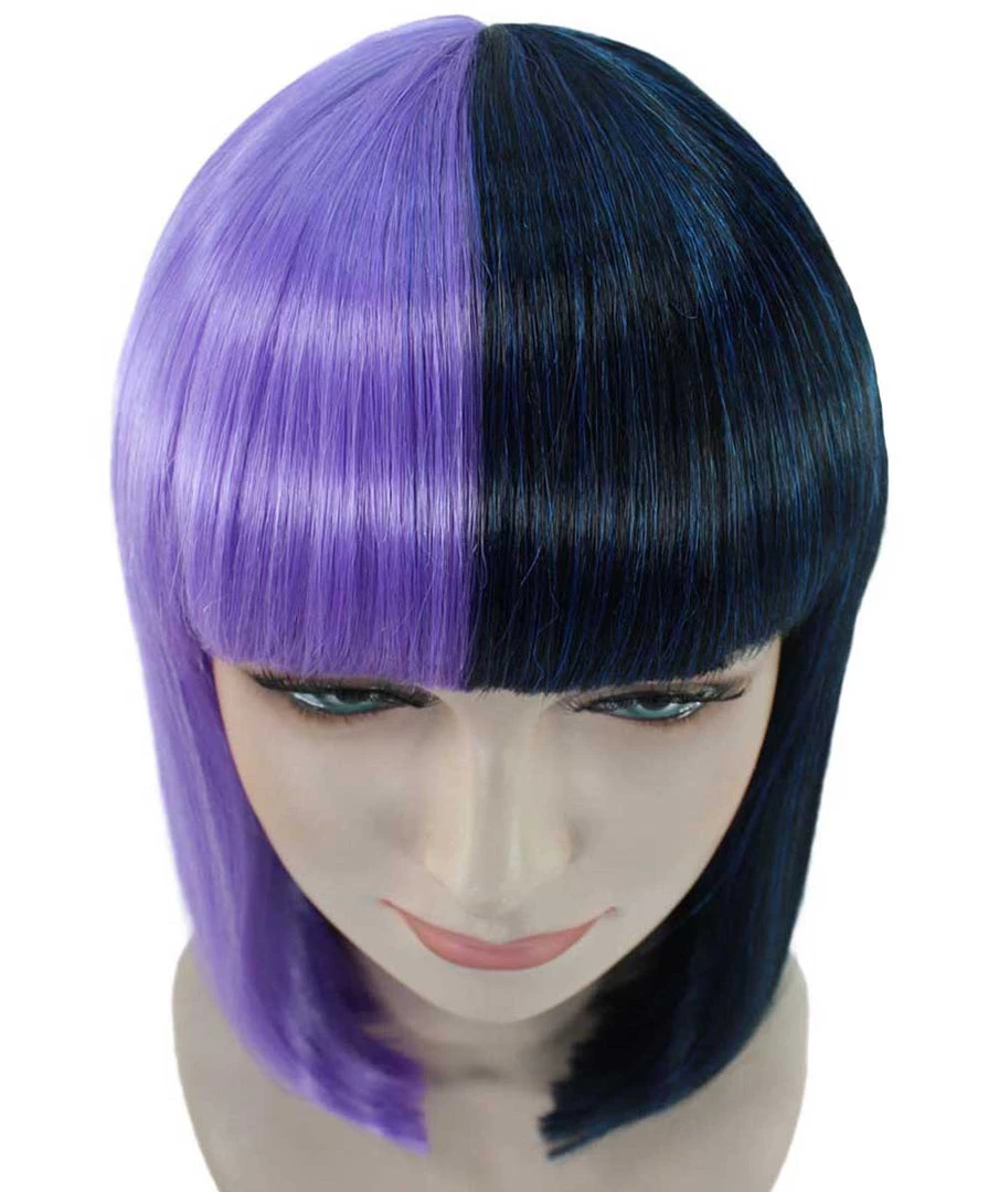 HPO Womens Two-tone Medium Bob Wig | Multiple Color Collection | Premium Breathable Capless Cap Women's Wigs 68 HPO Womens Two-tone Medium Bob Wig | Multiple Color Collection | Premium Breathable Capless Cap Women's Wigs