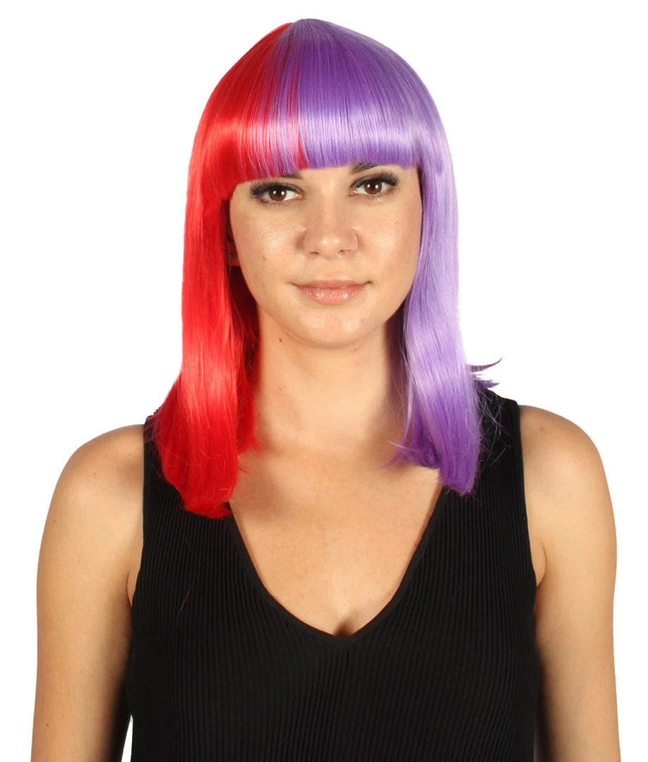 HPO Womens Two-tone Medium Bob Wig | Multiple Color Collection | Premium Breathable Capless Cap Women's Wigs 2 HPO Womens Two-tone Medium Bob Wig | Multiple Color Collection | Premium Breathable Capless Cap Women's Wigs