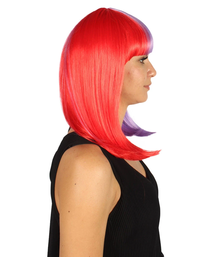 HPO Womens Two-tone Medium Bob Wig | Multiple Color Collection | Premium Breathable Capless Cap Women's Wigs 6 HPO Womens Two-tone Medium Bob Wig | Multiple Color Collection | Premium Breathable Capless Cap Women's Wigs