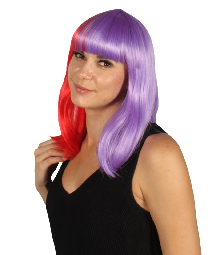 HPO Womens Two-tone Medium Bob Wig | Multiple Color Collection | Premium Breathable Capless Cap Women's Wigs 3 HPO Womens Two-tone Medium Bob Wig | Multiple Color Collection | Premium Breathable Capless Cap Women's Wigs