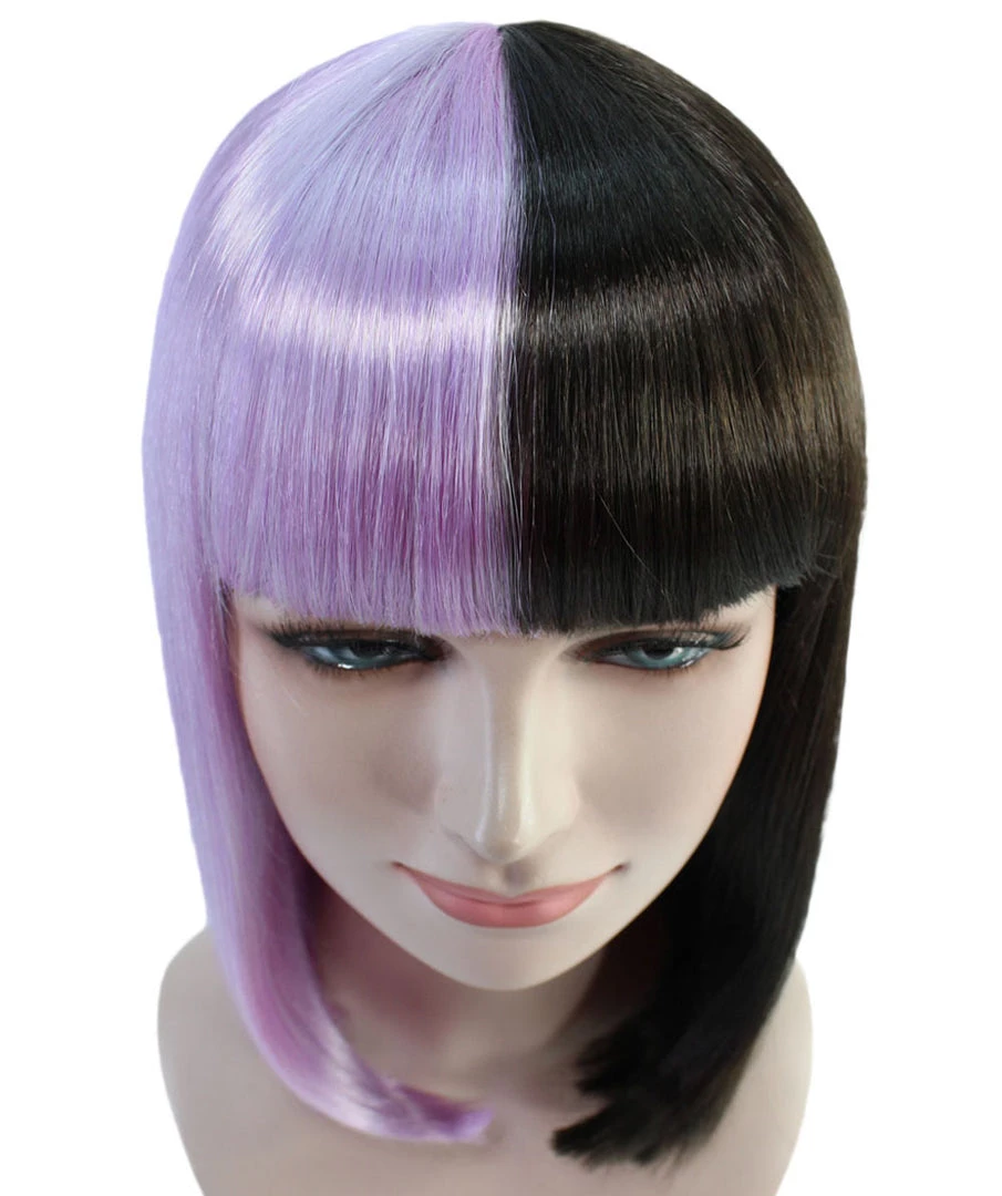 HPO Womens Two-tone Medium Bob Wig | Multiple Color Collection | Premium Breathable Capless Cap Women's Wigs 74 HPO Womens Two-tone Medium Bob Wig | Multiple Color Collection | Premium Breathable Capless Cap Women's Wigs