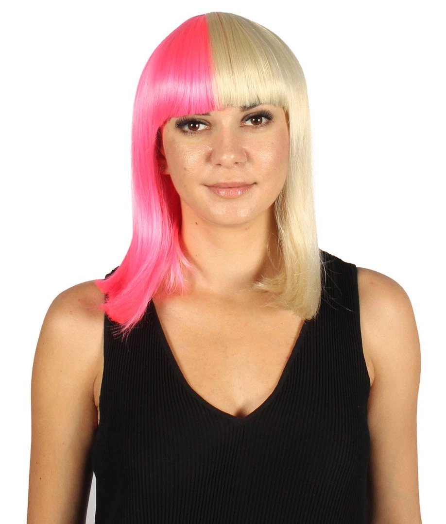 HPO Womens Two-tone Medium Bob Wig | Multiple Color Collection | Premium Breathable Capless Cap Women's Wigs 8 HPO Womens Two-tone Medium Bob Wig | Multiple Color Collection | Premium Breathable Capless Cap Women's Wigs