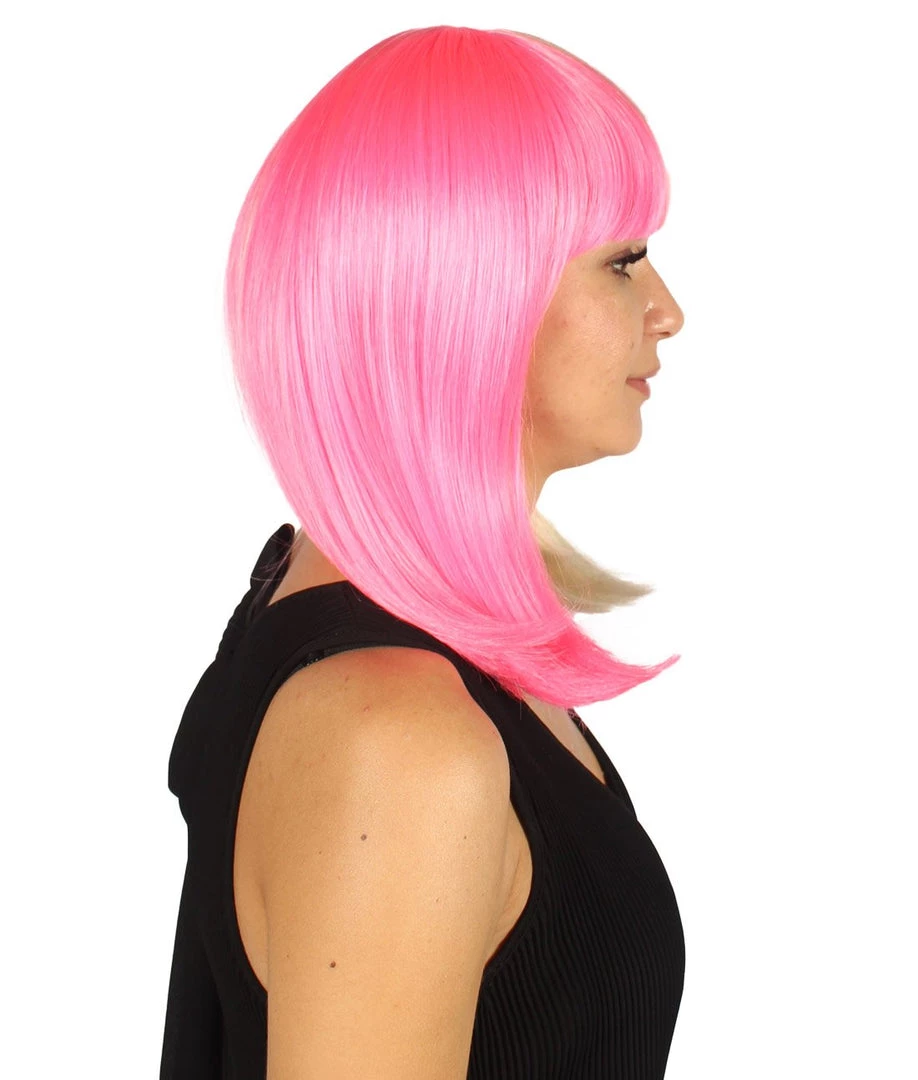 HPO Womens Two-tone Medium Bob Wig | Multiple Color Collection | Premium Breathable Capless Cap Women's Wigs 12 HPO Womens Two-tone Medium Bob Wig | Multiple Color Collection | Premium Breathable Capless Cap Women's Wigs