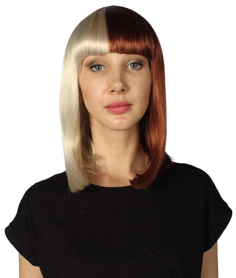 HPO Womens Two-tone Medium Bob Wig | Multiple Color Collection | Premium Breathable Capless Cap Women's Wigs 14 HPO Womens Two-tone Medium Bob Wig | Multiple Color Collection | Premium Breathable Capless Cap Women's Wigs